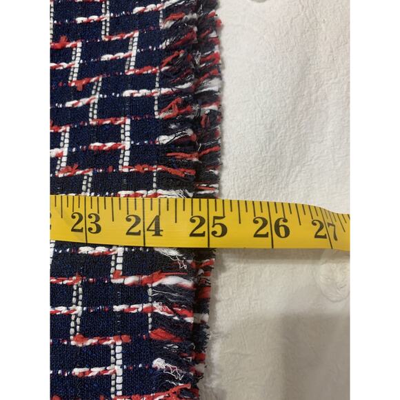 Talbots Tweed Knee Length Lined Pencil Skirt Crest Buttons Career Preppy 16 NWOT - Picture 4 of 9